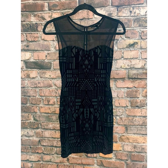 LBD with Velvet Pattern - Picture 1 of 3